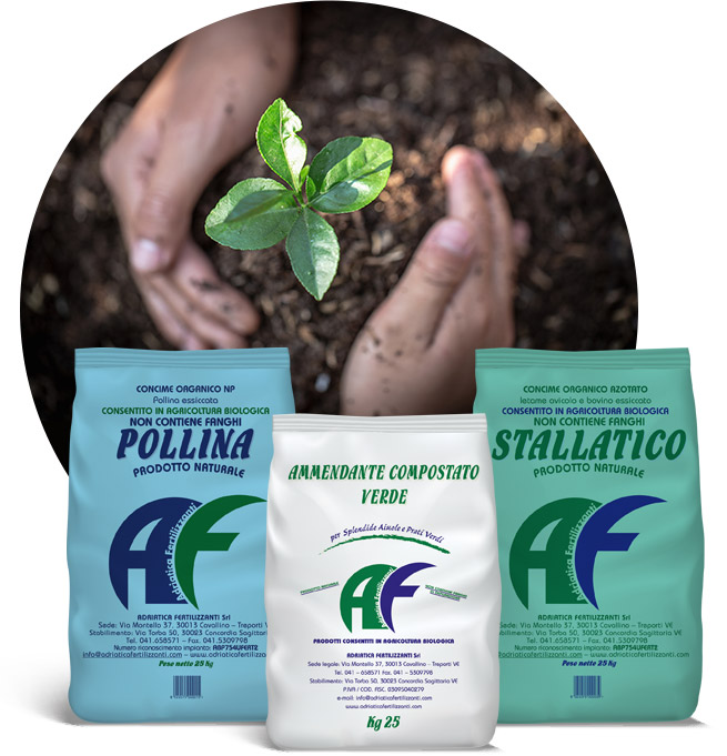 Concimi organici e ammendanti naturali - Adriatica Fertilizzanti Agricoltura Biologica